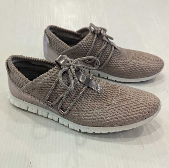COLE HAAN Zero Grand Rose Gold Lace-up Lightweight Running Shoes - Picture 9 of 13